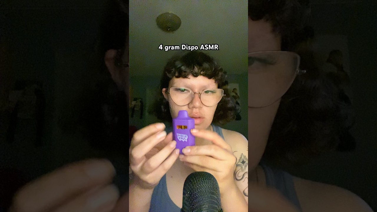 Up close and personal #asmr #disposable #4gram #420