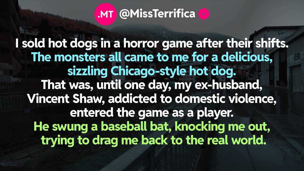 I sold hot dogs in a horror game after their shifts. The monsters all came to me for a delicious...