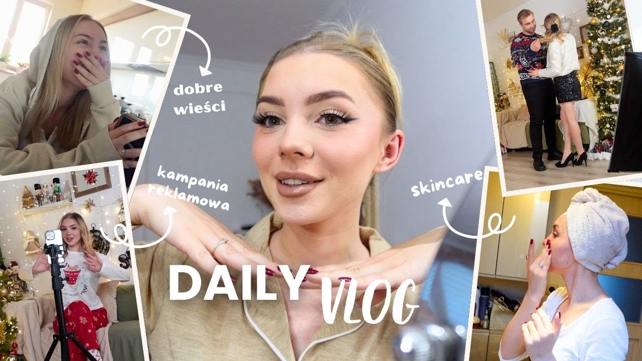 VLOG ❄️ spełniłam marzenie | pielęgnacja | świąteczne nagrywki | mój vision board