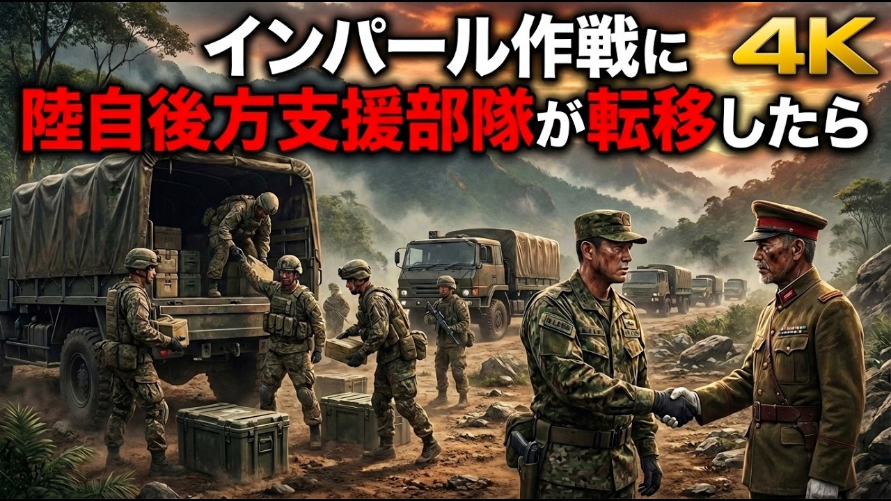 【歴史】もしもインパール作戦に陸自後方支援部隊だけが転移したら【AIシミュレーション】