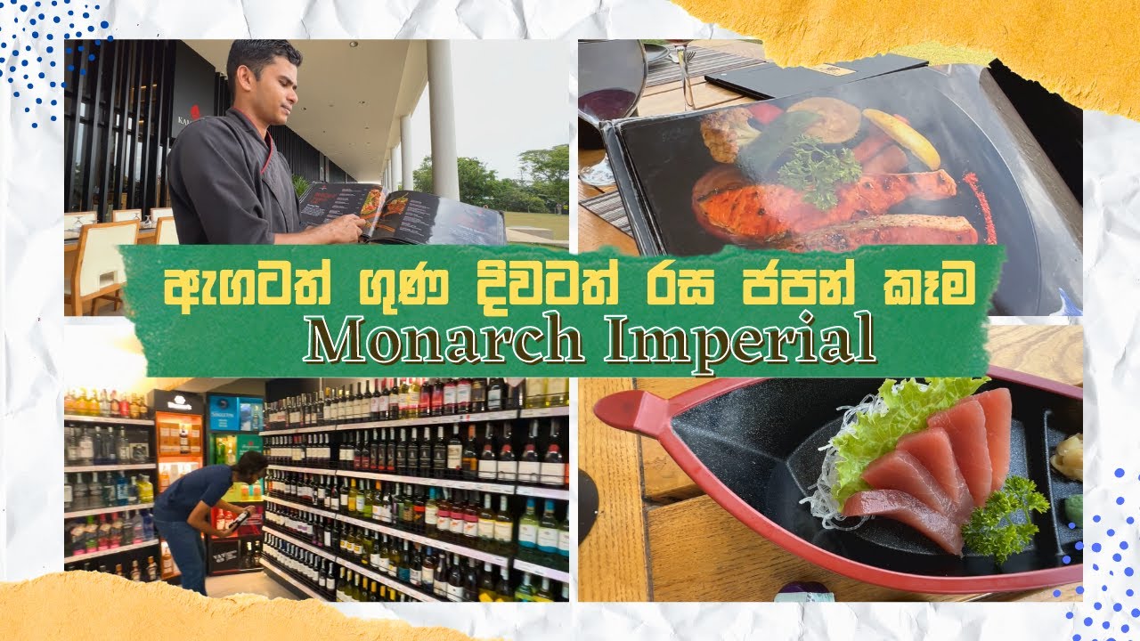Best Place To Eat Japanese Sri Lanka | Monarch Imperial | KAMAKURA