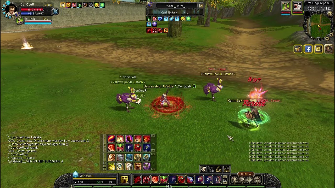 TRSRO Assos hunter thief PVP