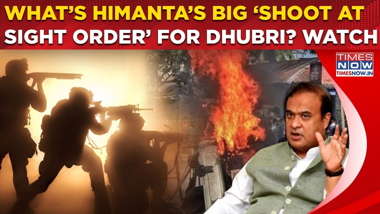 Assam CM Himanta’s Big ‘Shoot At Sight’ Order For Dhubri| Why Is It Extended Till Durga Puja? Watch