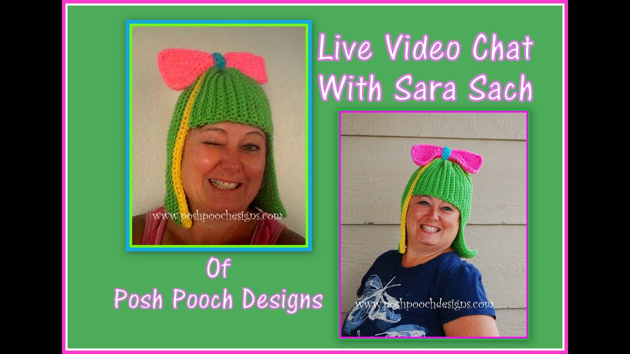 Live Video Chat with Sara of Posh Pooch Designs