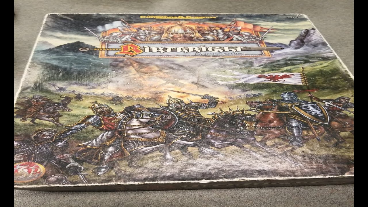 AD&D Unboxing and Overview - Birthright Campaign Box