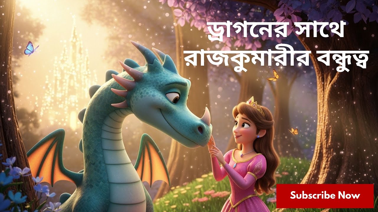 🏰 ড্রাগনের সাথে রাজকুমারীর বন্ধুত্ব,🏰 Princess' Friendship With The Dragon