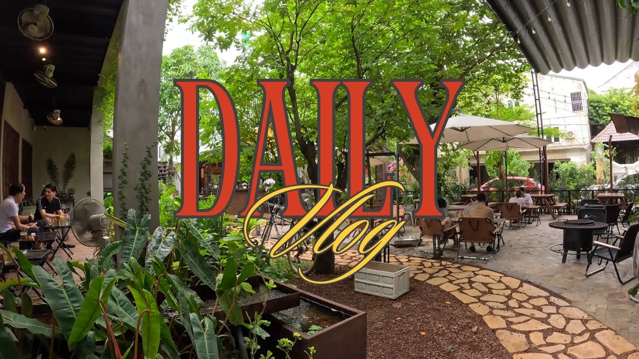 Relaxing Afternoon in a Peaceful Café Garden 🌿✨ Coffee, Nature & Simple Happiness