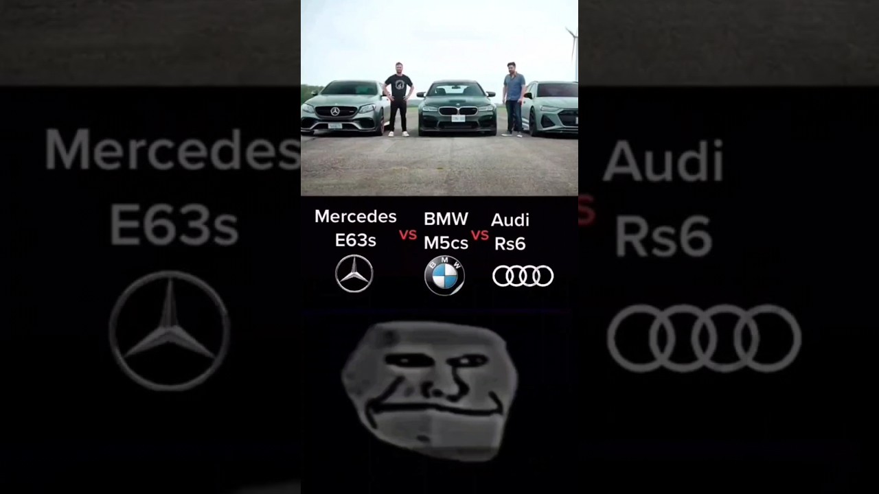 High-Performance Sedan Comparison: MercedesE63s vs BMW M5cs vs Audi Rs6