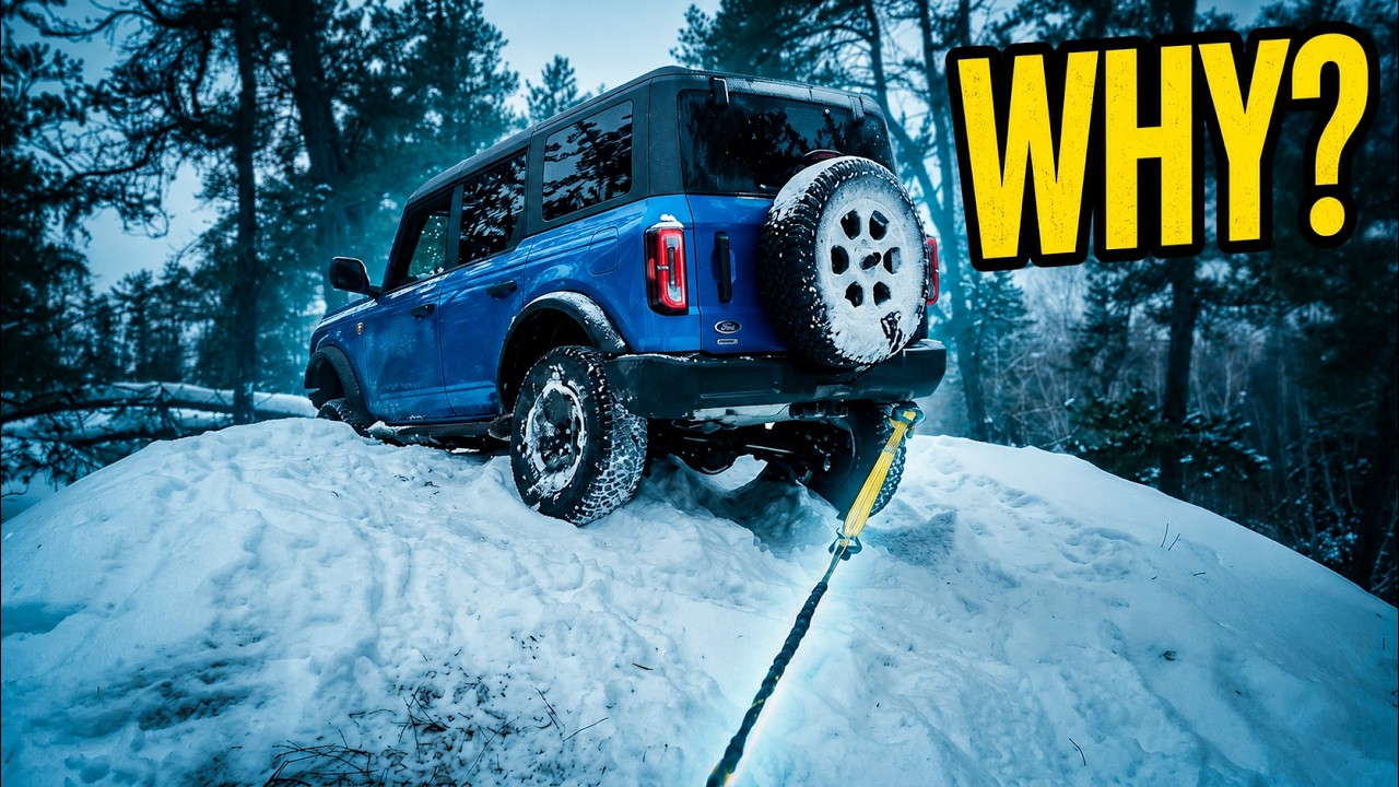 Зимний скалолазание на Канадском щите (Bronco Winter Rock Crawler on Canadian Shield)