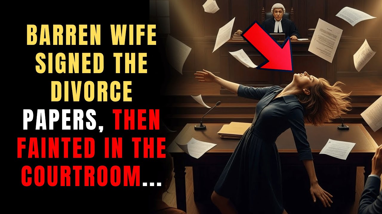 Barren Wife Signed The Divorce Papers, Then Fainted In The Courtroom...