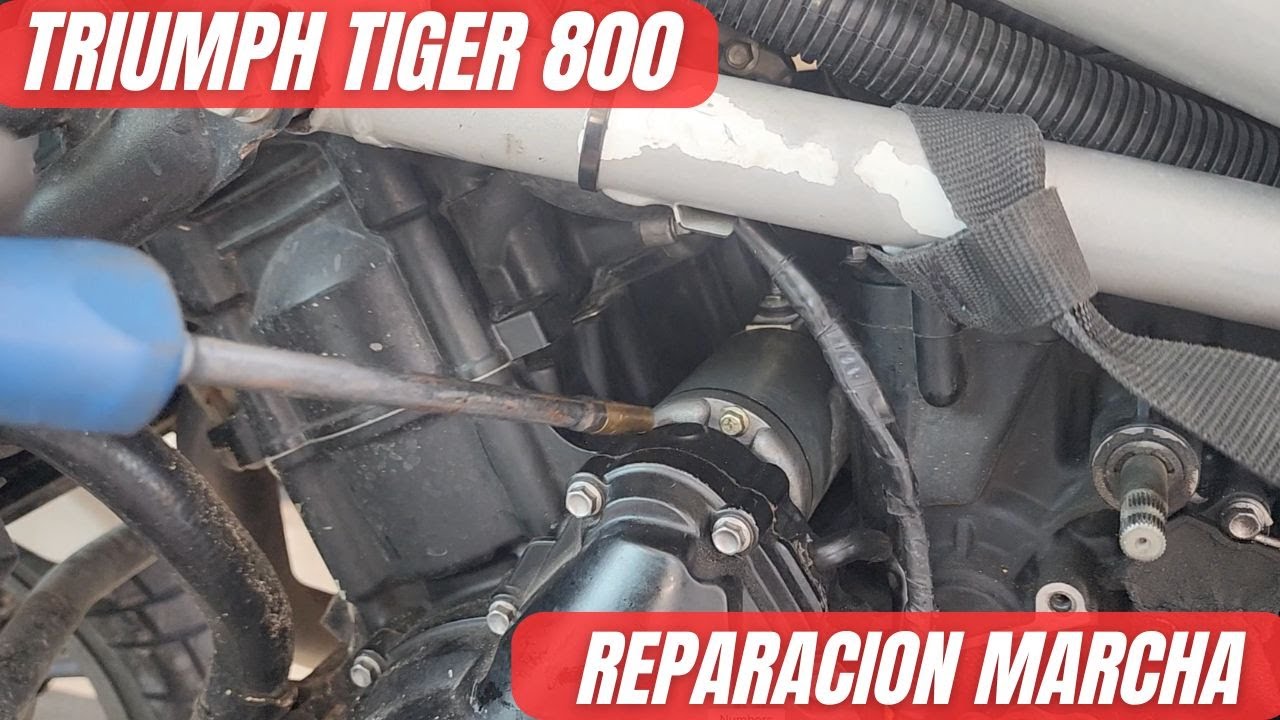 Triumph Tiger 800 falla de encendido de arranque