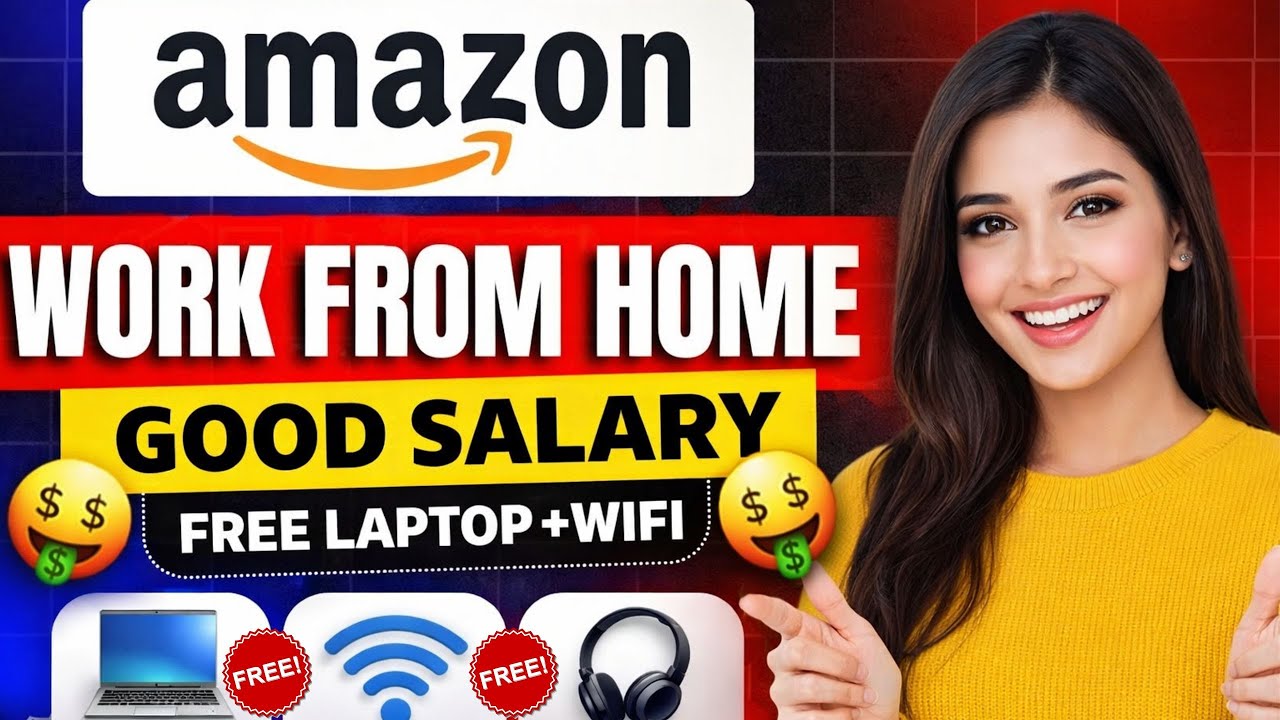 🔴Amazon Work From Home Jobs 2026  | Good Salary | Amazon New Job Hiring 🔥