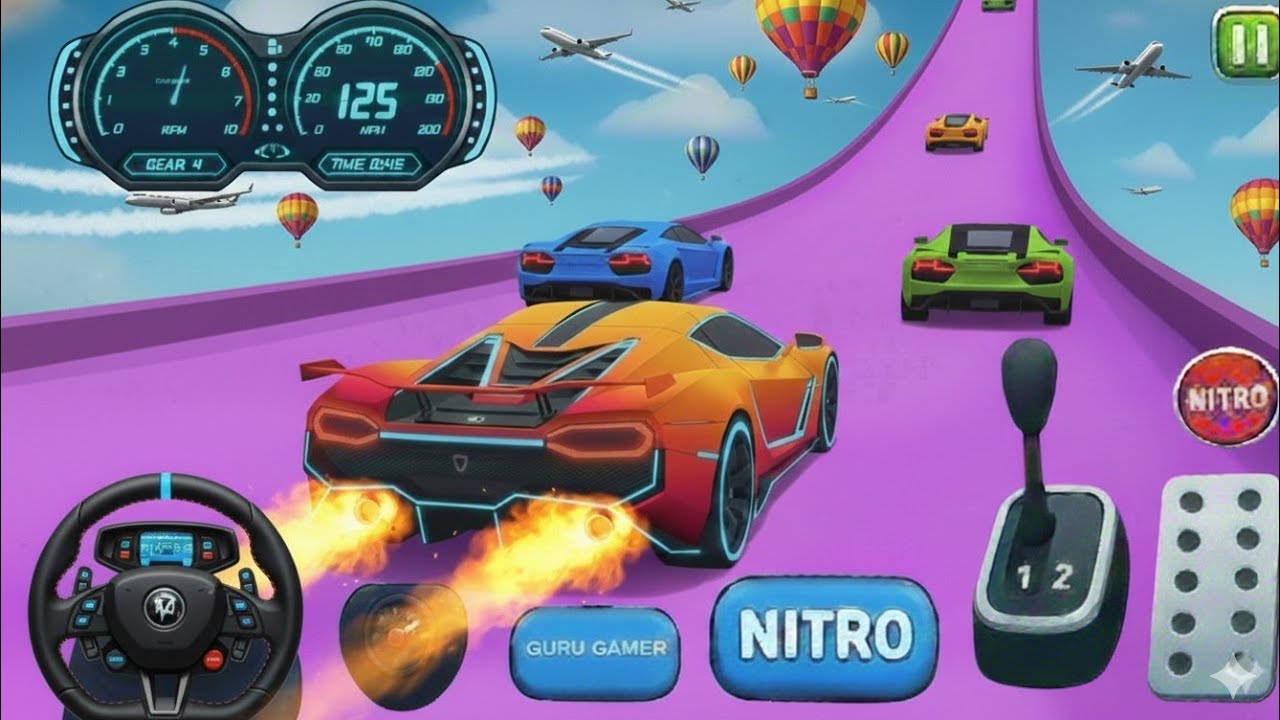 Impossible GT Car Stunt Racing - GT Car Stunt Master 3D - Android Gameplay
