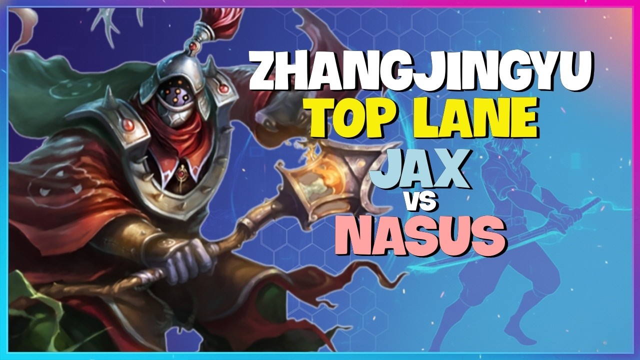 Rank 1 Jax : This Dude is CRUSHING the Super Server Nasus Matchup - Engsub