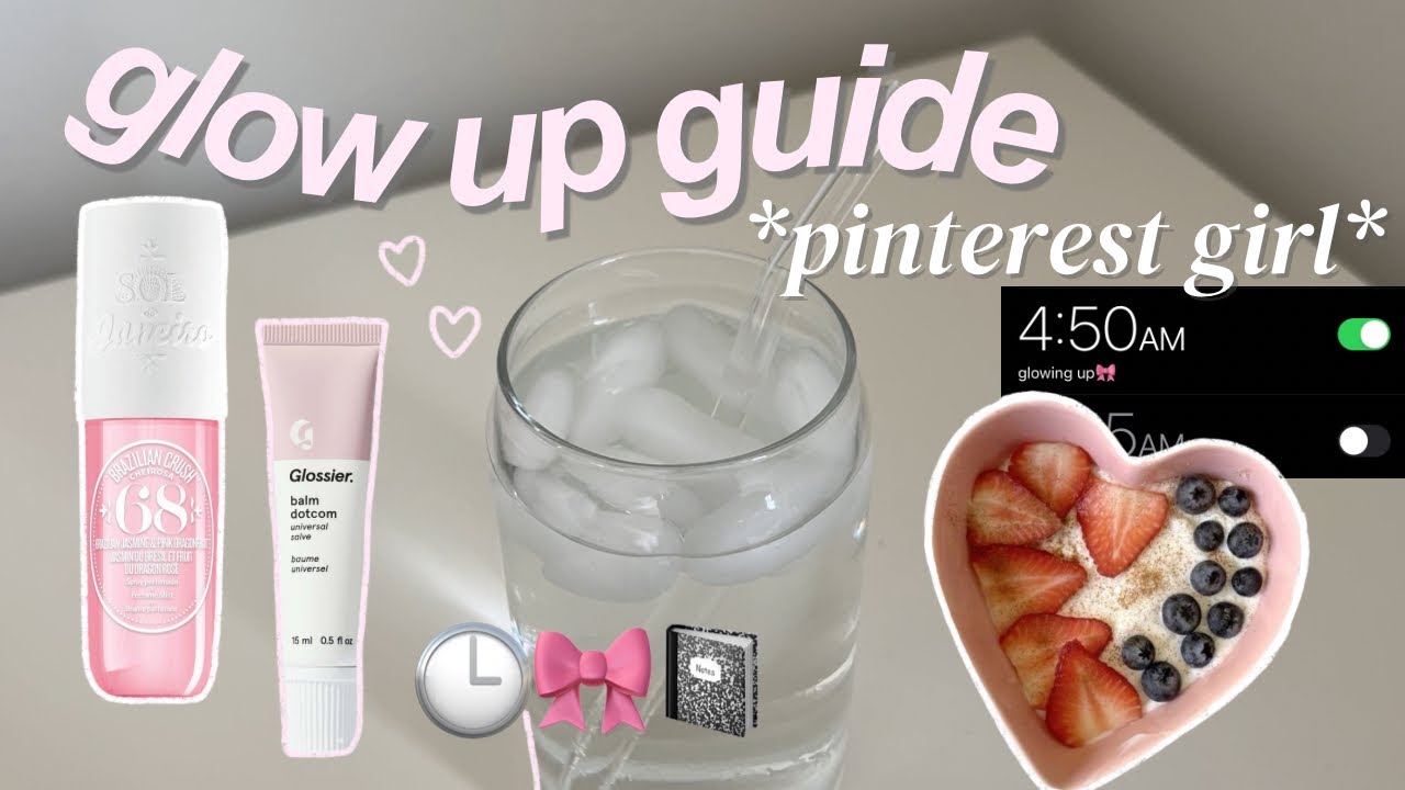 how to GLOW UP for school📝🎀|| pinterest school girl 101, back to school grwm