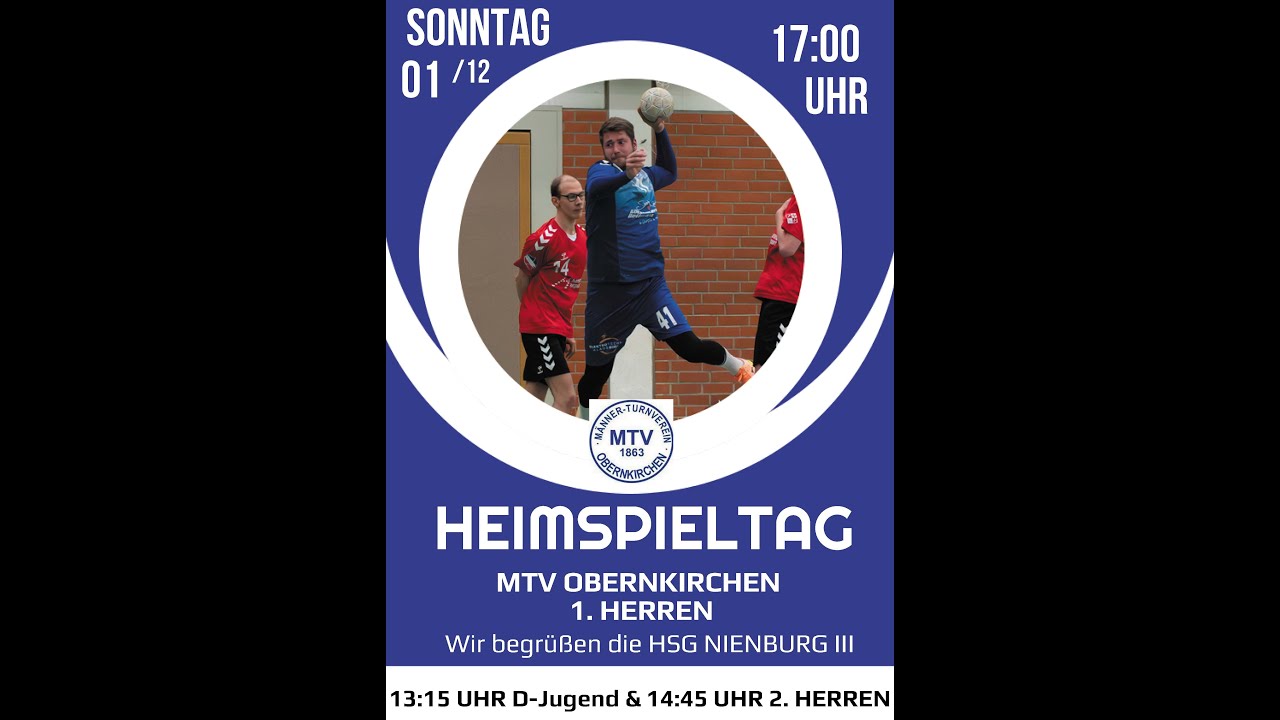 MTV Obernkirchen I gegen HSG Nienburg III am 01.12.24