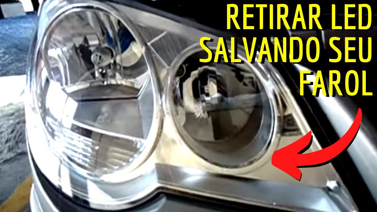 Como  retirar pingo de led do farol do POLO! ASSISTA! SUPER DICA!
