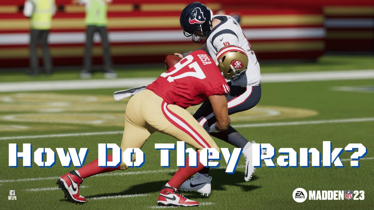 Madden Franchise Defensive Position Tier List