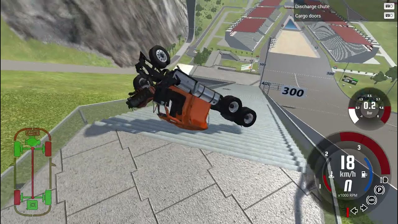 Jump from the ladder:💥🔥BeamNG Drive:💥💀😯 #beamngdrive #beamng #beamngcrashes #beamngcrash #beamngcar 