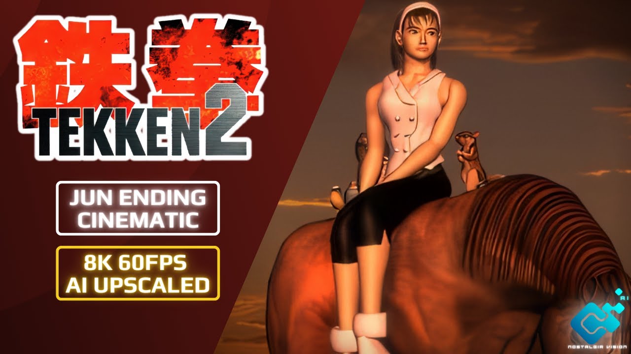 TEKKEN 2: Jun Kazama Ending Movie | 8K 60FPS (Ai Upscaled)