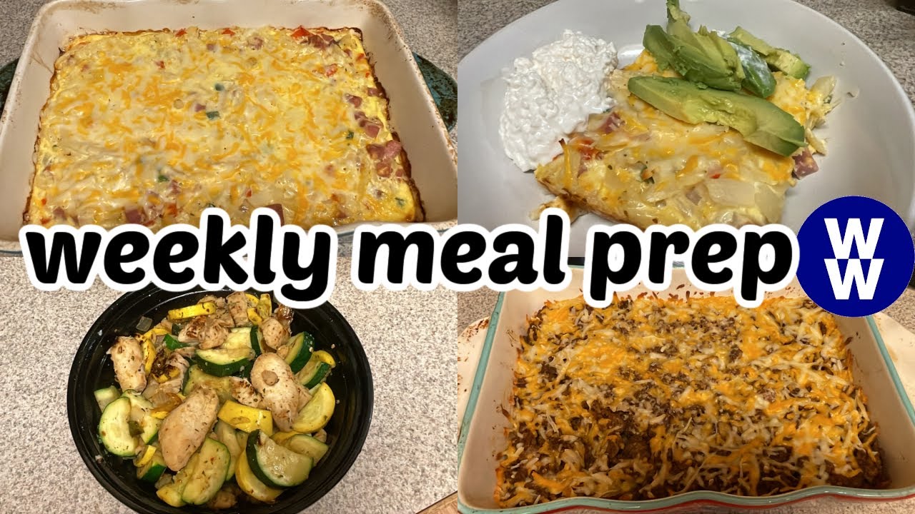 ONE HOUR Meal Prep | Breakfast Casserole, Low Carb Taco Casserole | Weight Watchers | Vlogmas Day 19