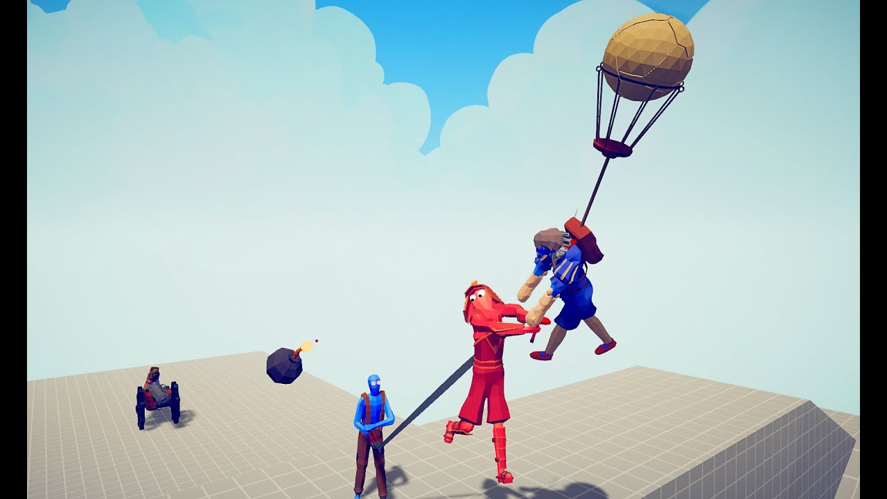BALLOONER & RURAL HARPOONS +  WW2 SOVIET M-30/12,2 cm | TABS - Totally Accurate Battle Simulator