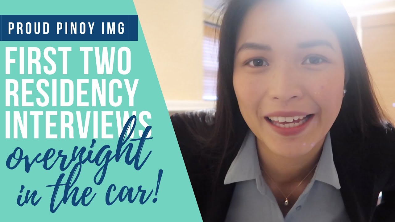 First two RESIDENCY INTERVIEWS (CarBNB experience!)