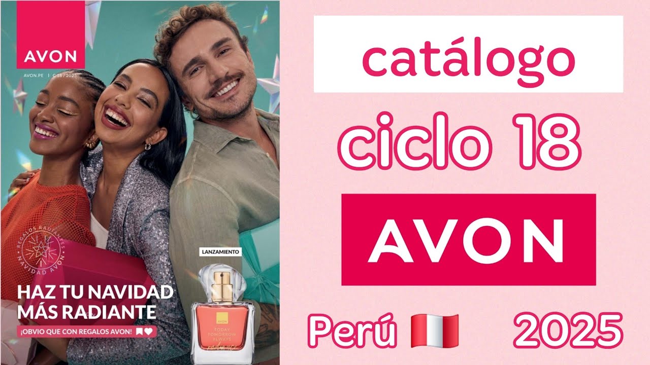 Cat&aacute;logo ciclo 18 Avon 🎄 | revista C-18 | Per&uacute; 2025 🇵🇪