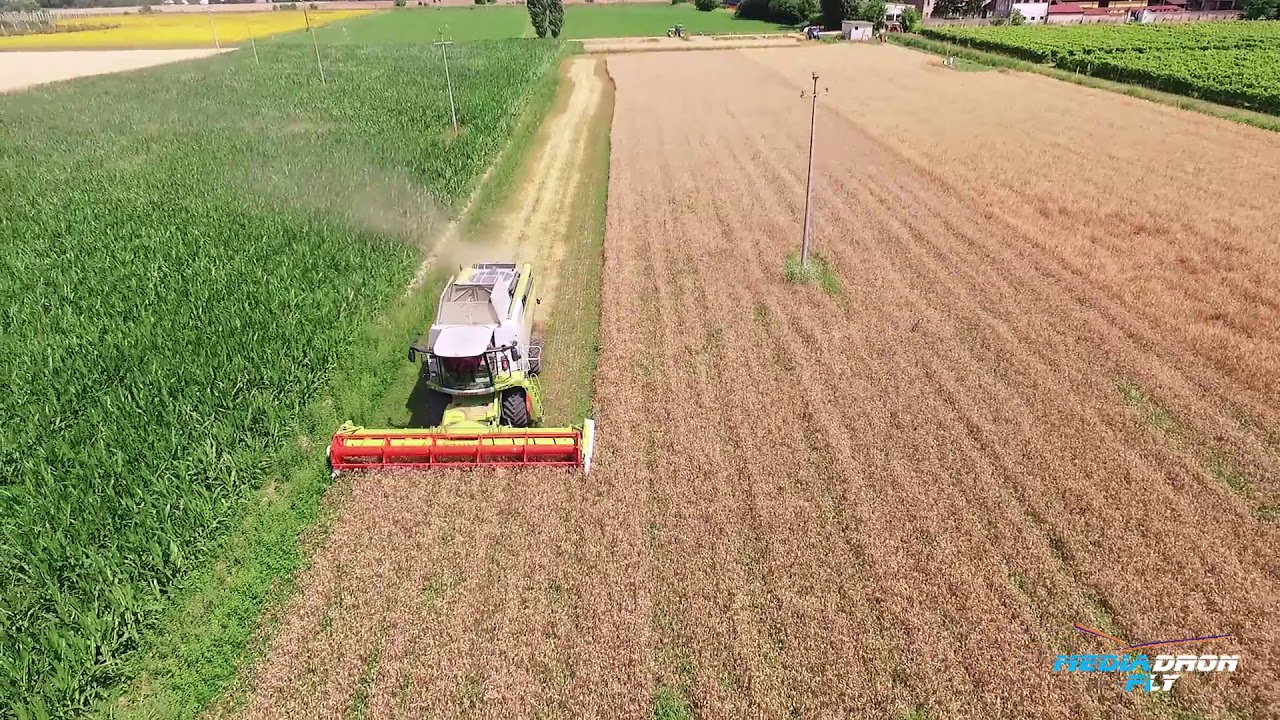 Tractors Drone Footage