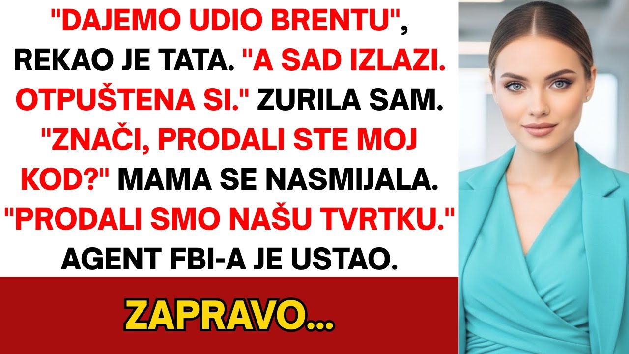 Moji roditelji prodali su moju tvrtku za 1,2 mlrd. € i dali mi otkaz—zaboravili da posjedujem kod...