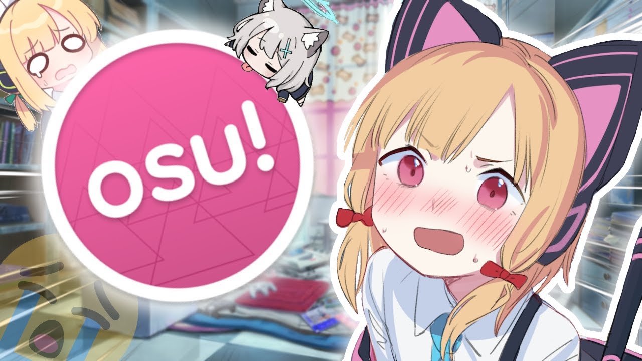 Momoi Plays Osu Blue Archive