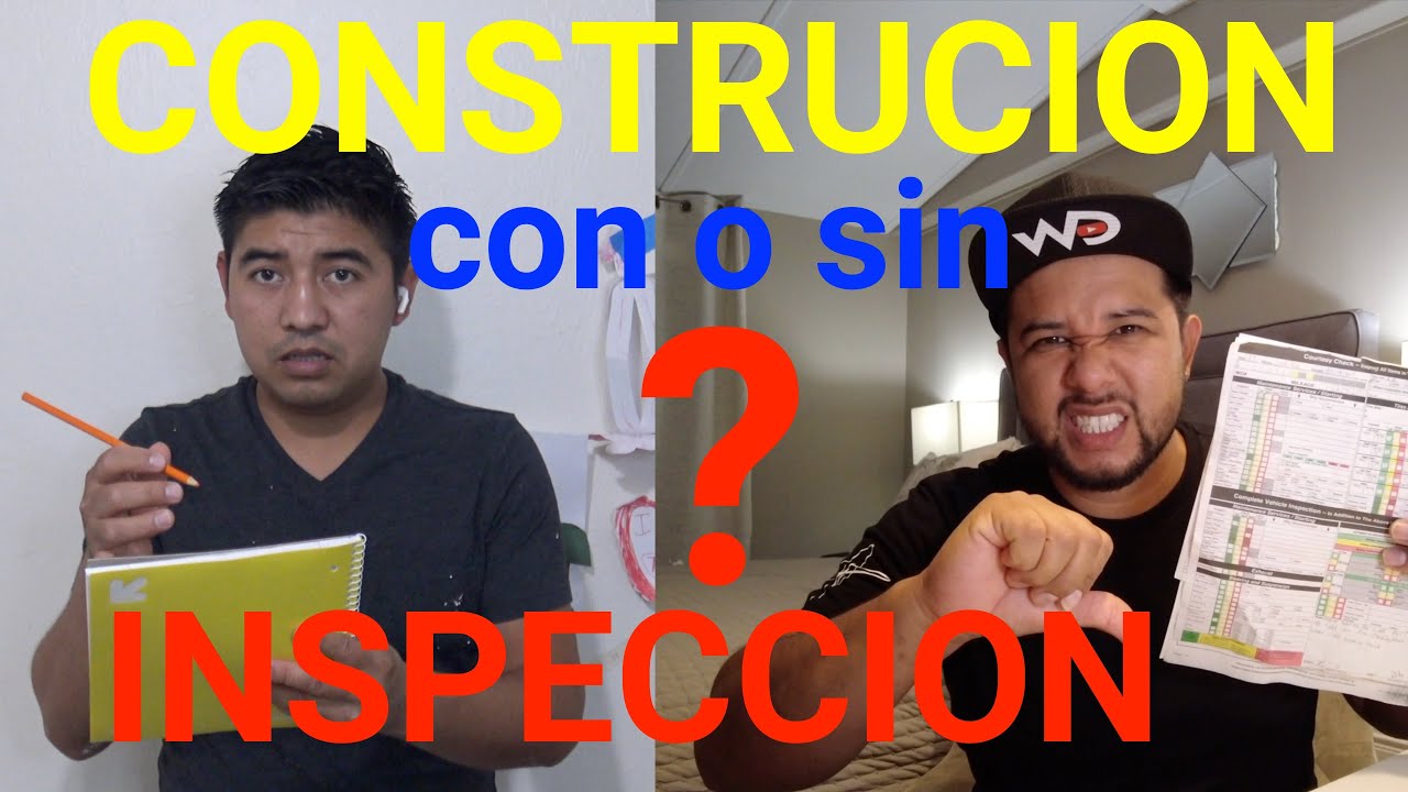 como hacer los trabajo con inspeccion o sin para due&ntilde;os de casa