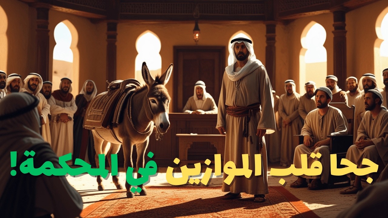 جحا والحمار في المحكمة | من كان المتهم الحقيقي؟