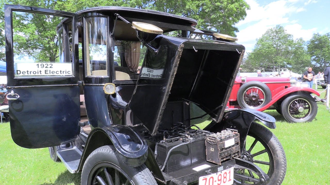 1922 Detroit Electric car at 2017 Greenwich Concours d'Elegance!