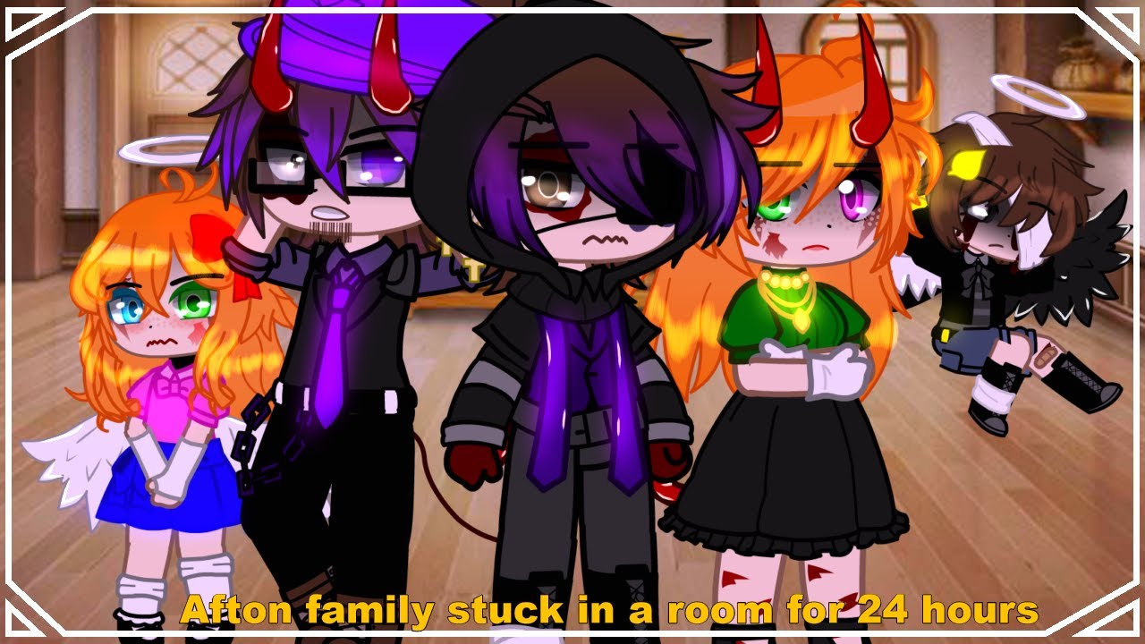 Afton Family Stuck in a Room for 24h / Afton Family / Fnaf /