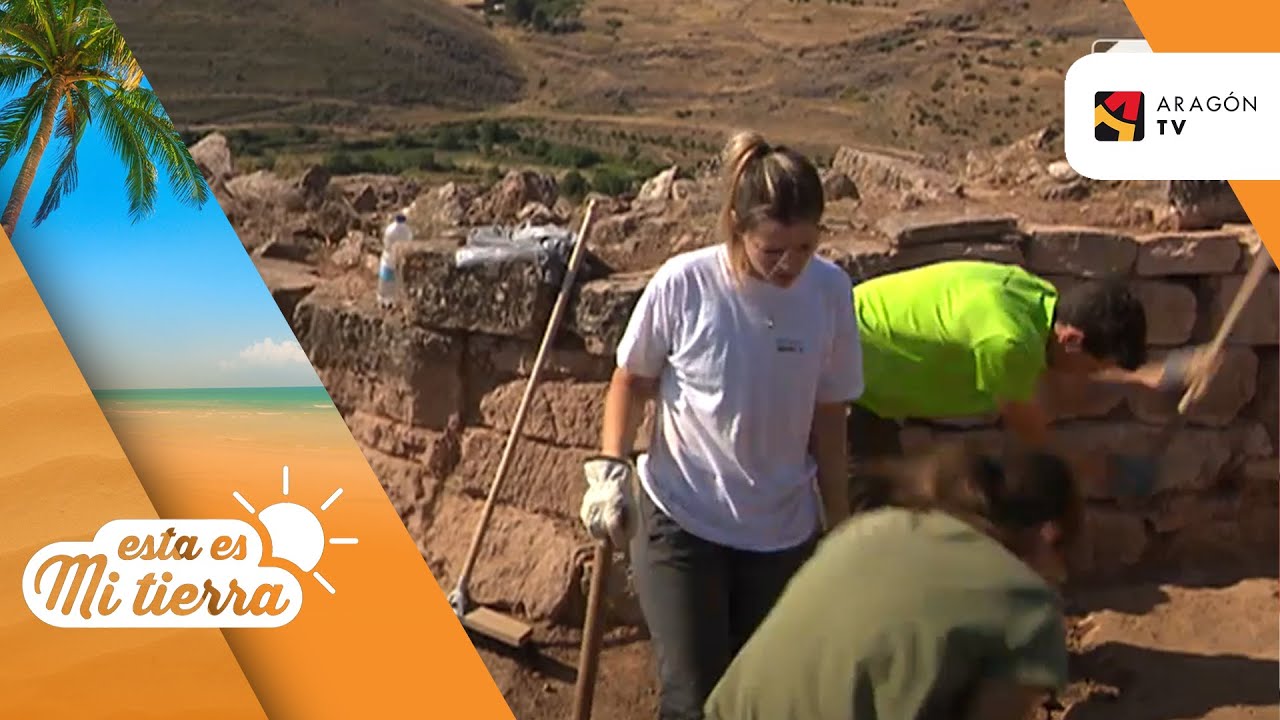 Descubierta la muralla de la ciudad celtíbera en el yacimiento de Aratis en Aranda de Moncayo