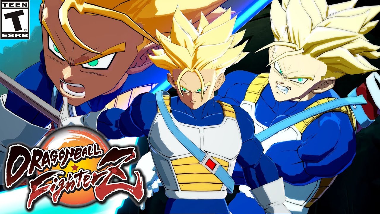 FUTURE TRUNKS WEARING HIS SAIYAN ARMOR | Dragon Ball FighterZ Mod [PC - HD]