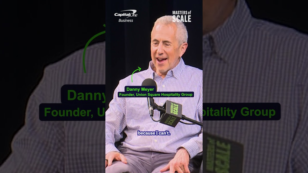 Danny Meyer: Pursue excellence, not perfection | Masters of Scale