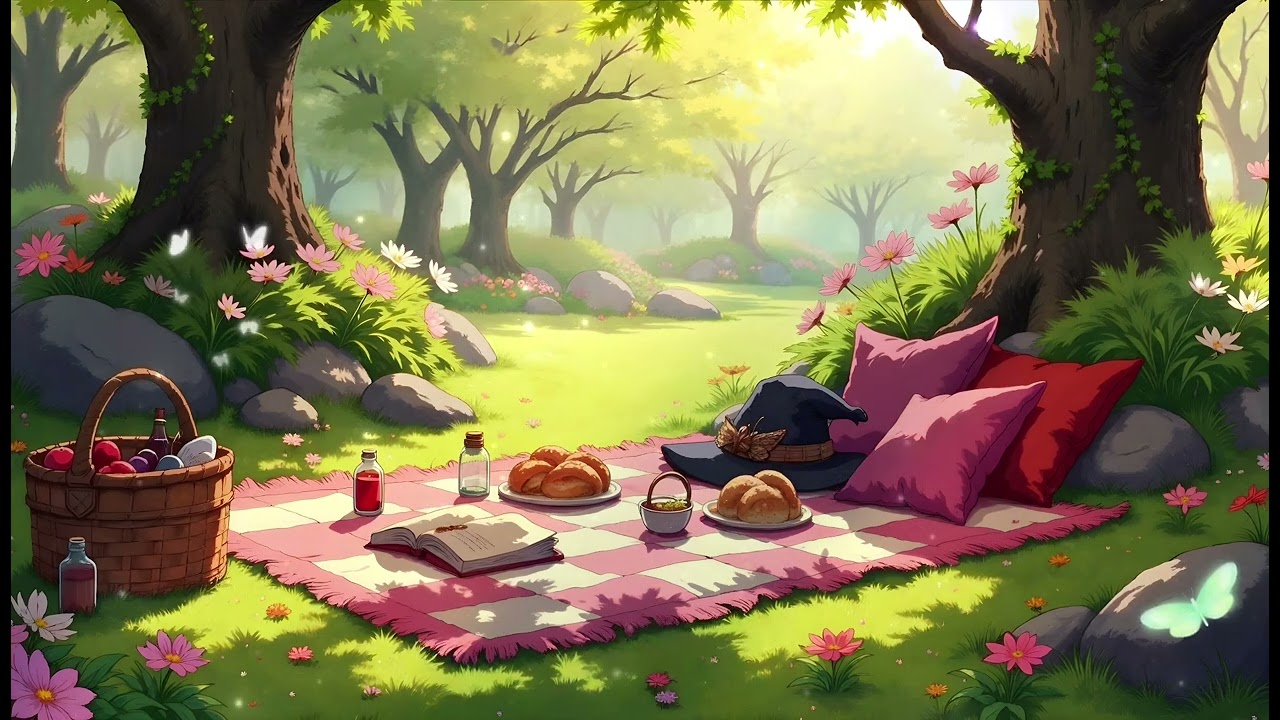spring magic | fantasy lofi music for study and chill