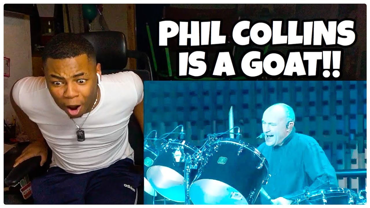 TEEN REACTS TO PHIL COLLINS - In The Air Tonight LIVE HD FIRST TIME HEARING REACTION