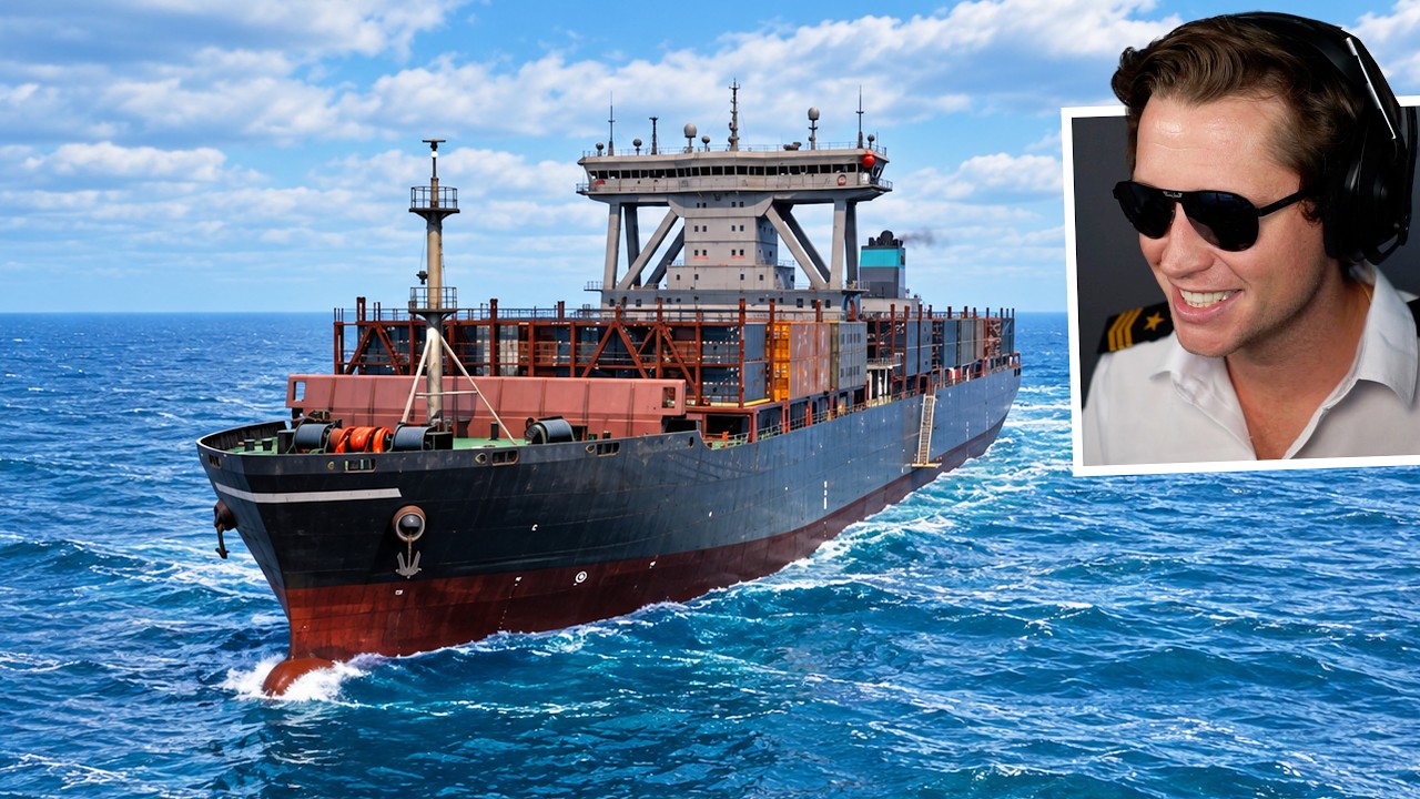Парковка гигантского контейнеровоза в Professional Ship Simulator