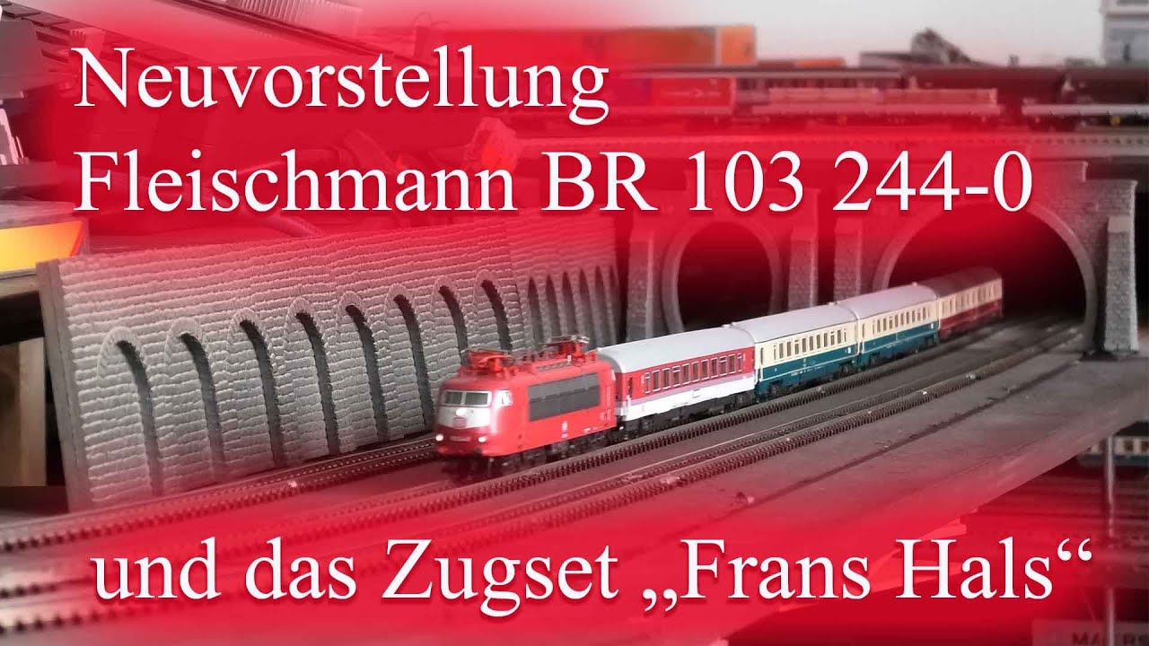 Neuvorstellung BR 103 244-0 von Fleischmann, das Zugset Frans Hals, BR 110 Minitrix, Fleischmann 140