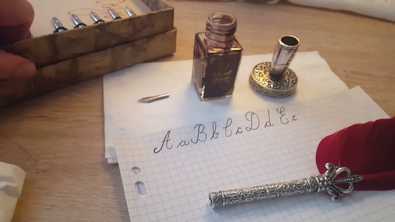 Ancient Calligraphy Quill Feather Pen Vintage, Antique, part 2