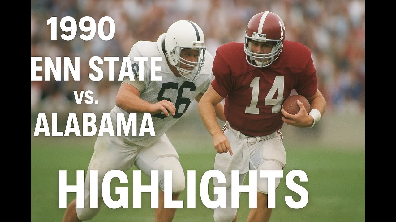 1990 Penn State vs. Alabama Highlights