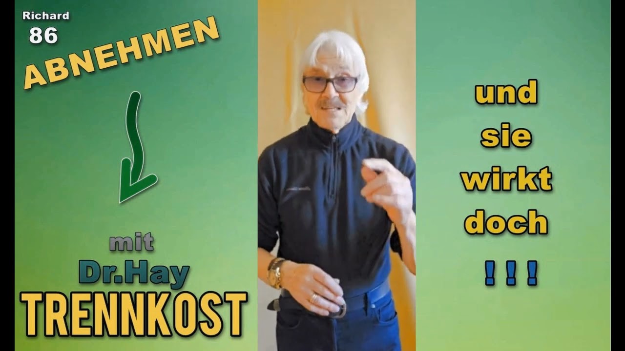 ..und TRENNKOST wirkt  KEIN HUNGERN abnehmen Diät schlank essen Hay Nahrung gesund Gewicht Natur
