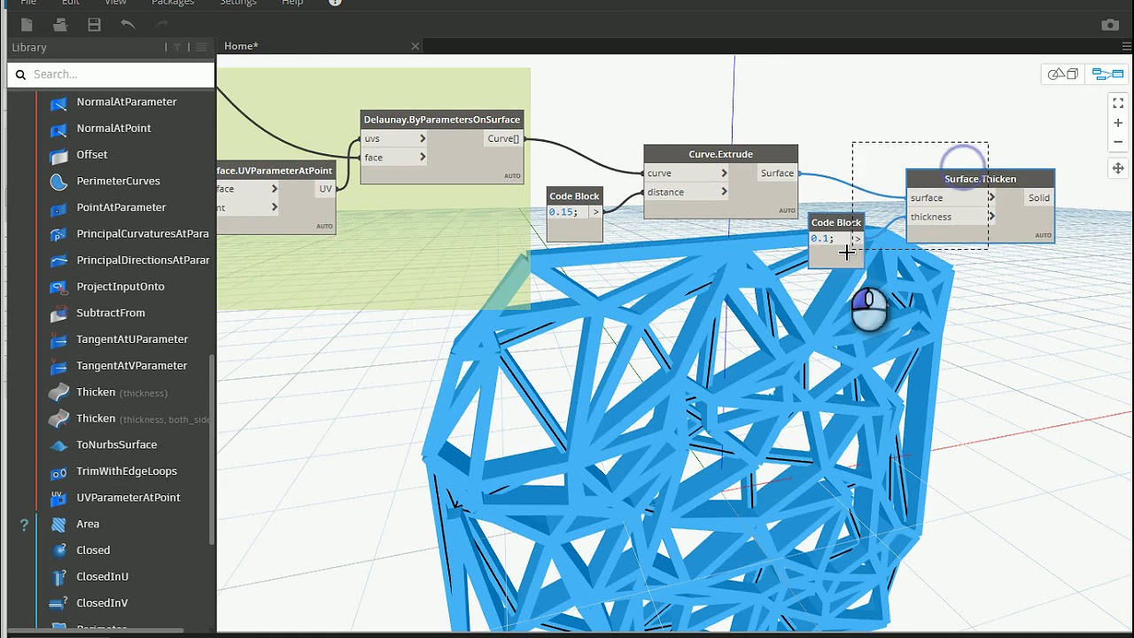 Tessellation & Surface Design in Dynamo, Revit 1
