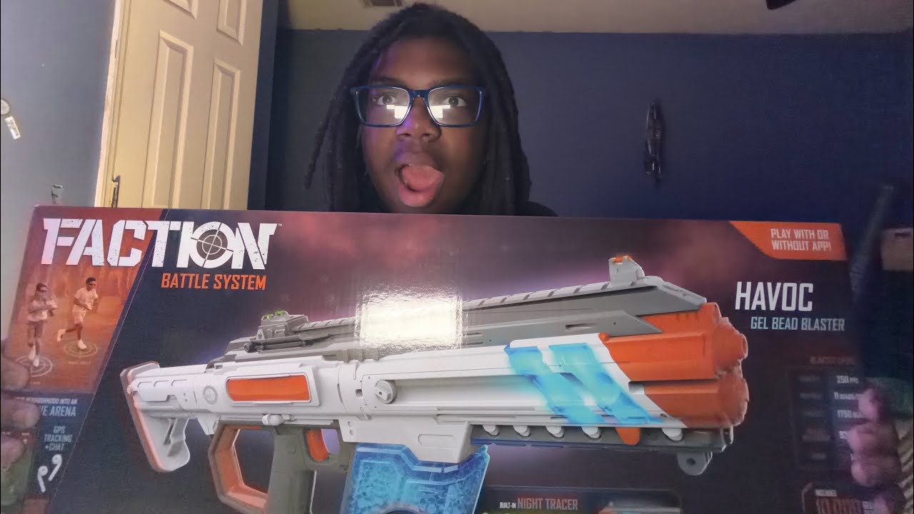 Unboxing the Faction Havoc Gel Bead Blaster (Ripped through my target) @FactionBattleSystem 