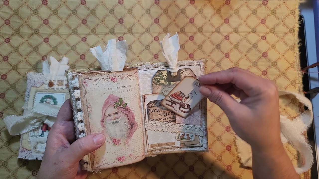 Three Christmas mini Junk Journals ((Sold))