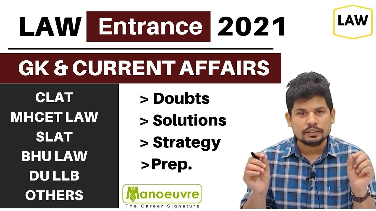 Law Entrance 2021 - Gk & Current Affairs - Master Strategy : Doubts Vs Solutions | How to Prepare..