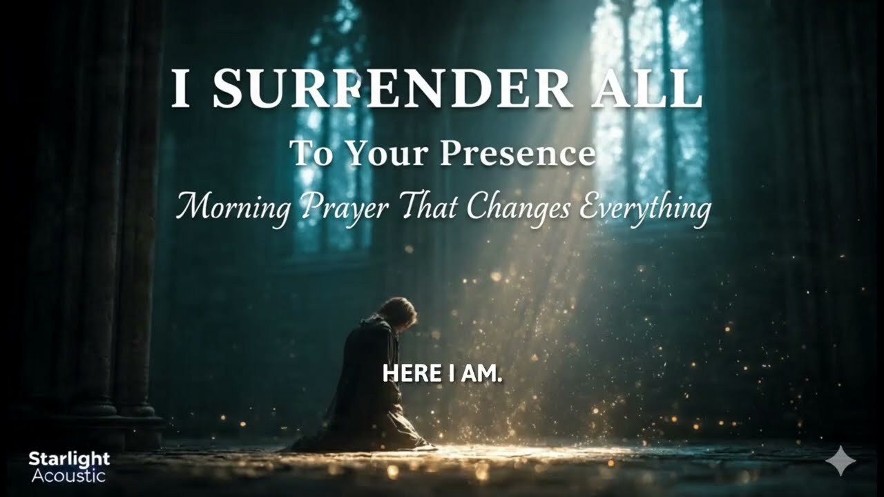 I SURRENDER ALL - (Official Acoustic) | The Peace You’ve Been Searching For 🕊️ GOD IS TALKING TO YOU